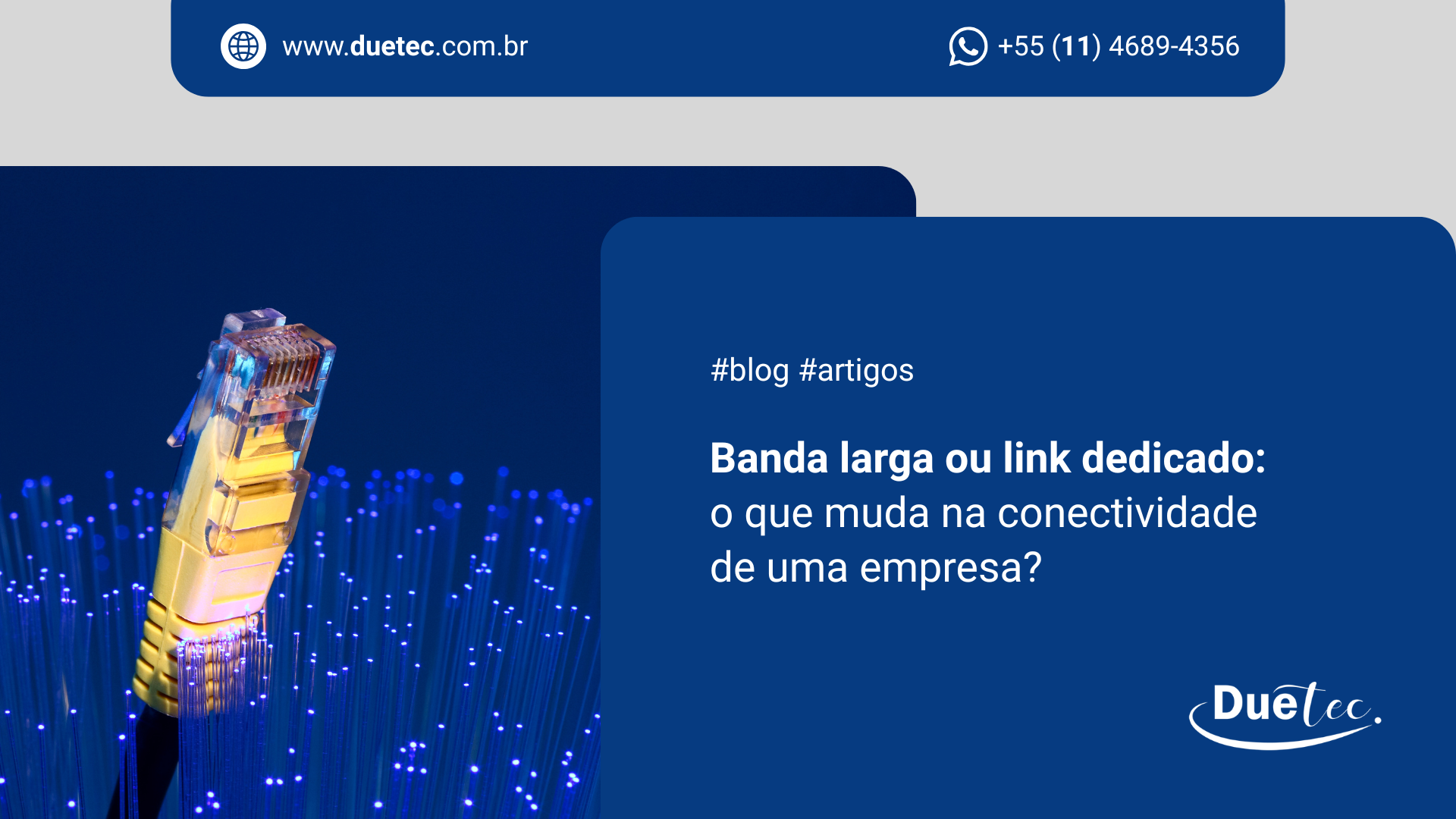 LINK DEDICADO BANDA LARGA DUETEC